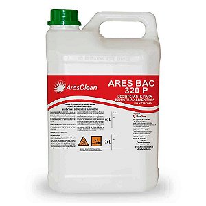 Ares Bac  320 AL  Desinfetante para Indústria Alimentícia 5L (5,85kg)