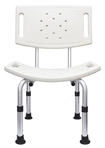 BANCO ORTOPEDICO C/ ENCOSTO ST 120KG - BEGE