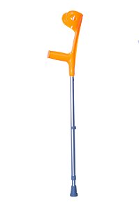 PAR DE MULETA CANADENSE FX POP 110KG CK - LARANJA