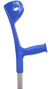 PAR DE MULETA CANADENSE FX 130KG CK - AZUL