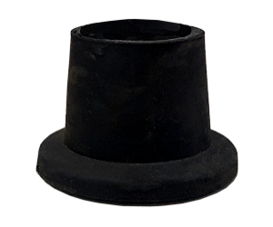 PONTEIRA 1.1/8" CURTA BANCO  PRETA - 12 UNIDADES