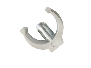 PINO TIPO CLICK 1"  CINZA CLARO - 12 UNIDADES