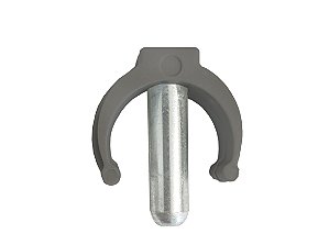 PINO TIPO CLICK 7/8" LONGO CINZA ESCURO - 12 UNIDADES