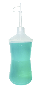ALMOTOLIA NATURAL BRANCA 500ML BICO RETO - EMBALAGEM COM 12 UNID