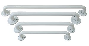BARRA DE APOIO HORIZONTAL BRANCA - 30 CM
