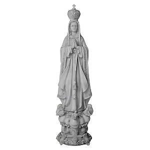 Nossa Senhora de Fatima em mármore