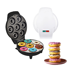 Mini máquina de fazer donuts, superfície antiaderente