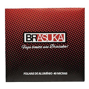 Papel Aluminio Brasuka Foil 50 Folhas