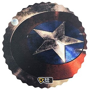 Tapete Zord Mistics - Capitão América Escudo