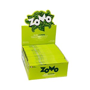 Seda Zomo Slim Alfalfa (Caixa com 50 livretos de 33 folhas)