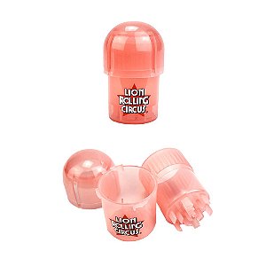 Dichavador De Pote Em Plastico Lion Circus 40mm - Rosa