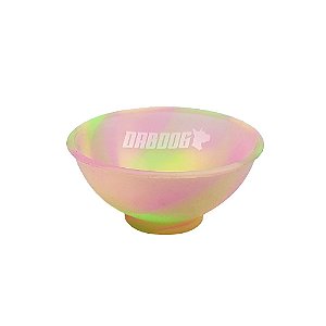 Cuia De Silicone Dabdog Grande - Fluor Rosa