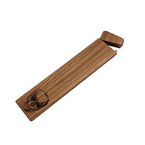 Case Hemp Wood Burning Grande - Caveira