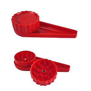 Dichavador De Plástico DK Suporte Funil - Vermelho