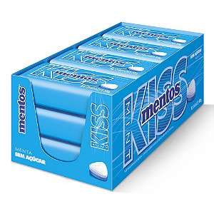 Display Pastilha Mentos Kiss (12un C/35g) - Menta