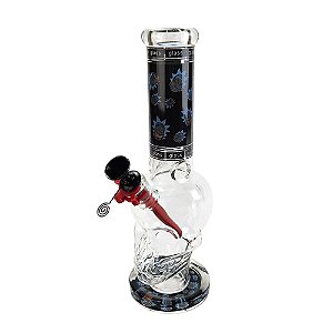 Bong De Vidro DK Ice Caveira Black Rick E Morty