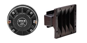 Driver Titânio QVS QSN3500TI 80w RMS Neodimio + Guia de Onda QVS 1625