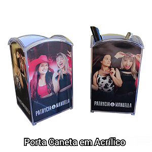 Porta Canetas em Acrílico - 20 unidades