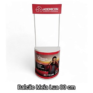 Balcão Meia Lua 80 cm