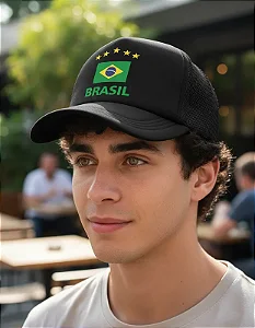 Boné do Brasil Bandeira