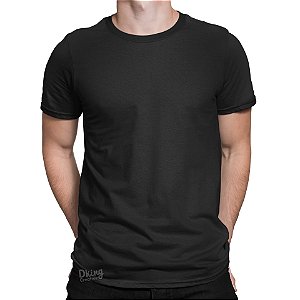 Camiseta Básica 100% Algodão Lisa