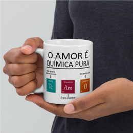 Caneca O Amor É Química Pura
