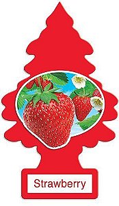 AROMATIZANTE PARA PENDURAR MORANGO LITTLE TREES (CHEIRINHO AUTOMOTIVO)