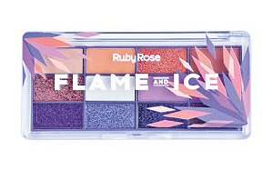 Paleta de Sombras Flame and Ice Ruby Rose