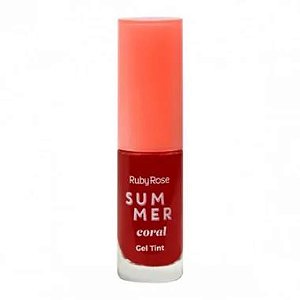 Gel Tint Summer Coral Ruby Rose