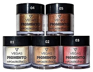 Pigmento Hipoalergênico Vegas Makeup - Cor 5