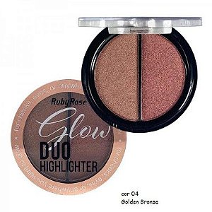 Iluminador Glow Duo Highlighter Ruby Rose - Cor 04