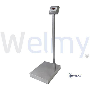Balança Eletrônica Adulto Plataforma, Cinza, Até 300 kg, mod.: W 300 (Welmy)
