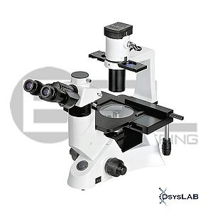 Microscópio biológico invertido trinocular com contraste de fases, objetivas planacromáticas, INV100-PH (Bel)