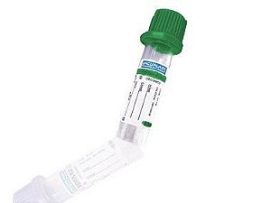 Microtubo para Coleta de Sangue com Heparina de Sódio, 0,5 mL, Plástico, rack com 50 unidades, mod.: 3268NR (Vacuplast)