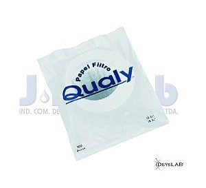 Papel de Filtro Qualitativo, 80 gramas, 24 cm diâmetro, pacote c/100 folhas, mod.: 3008-9 (J.Prolab)
