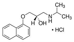 (S)-(−)-Propranolol hydrochloride ≥98% (TLC), Frasco com 100mg (Sigma)