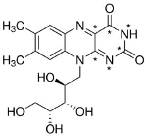 (−)-Riboflavin ≥98%, Frasco com 25 gramas (Sigma)