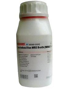 💥 ❆ Caldo MRS Lactobacillus (MRS Broth), frasco com 500 gramas M369-500G (Himedia)