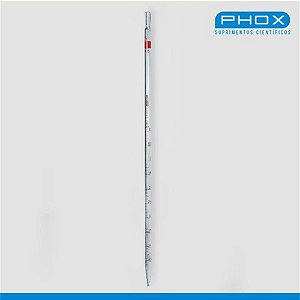 Pipeta sorológica graduada, 1 mL, unidade 1630B-1 (Phox)