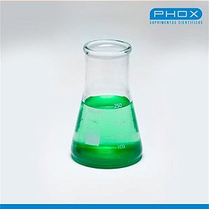 Erlenmeyer Boca larga em Borossilicato de 1.000 mL, unidade 1120-1000 (Phox)