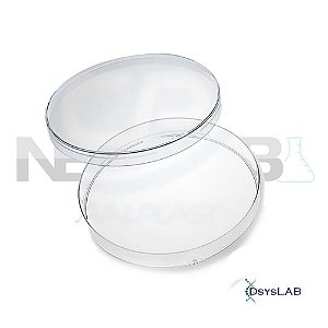 Placa de Petri para Microbiologia 60x15mm, Estéril, Pacote com 10 unidades, mod.: NLD6015 (Neolab)