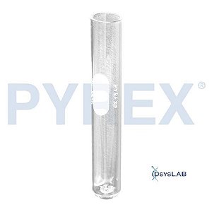 Tubo de ensaio sem borda, tamanho 16x150mm, Capacidade de 20 ml, Caixa com 576 unidades, mod.: 9820-16XX (Pyrex)