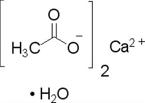 Acetato de Cálcio Monohidratado P.A., CAS 5743-26-0 , Frasco 500 g (Neon)