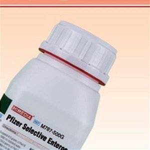 Agar Enterococcus Seletivo Pfizer, Frasco com 500 gramas, mod.: M787-500G (Himedia)