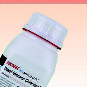 Agar Extrato de Levedura Glicose Cloranfenicol (Yeast Glucose Chloramphenicol Agar/YGC), Frasco com 500 gramas, mod.: M1590-500G (Himedia)