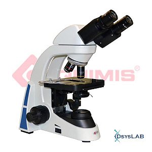 Microscópio biológico binocular, objetivas acromáticas, bivolt, mod.: Q7708S-4 (Quimis)