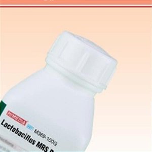 ❆ Caldo MRS Lactobacillus (MRS Broth), frasco com 100 gramas M369-100G (Himedia)