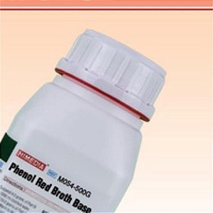 Caldo Vermelho Fenol Base (Phenol Red Broth Base), Frasco com 500 gramas, mod.: M054-500G (Himedia)