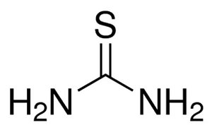 Thiourea ACS reagent, ≥99.0%, Frasco com 50 gramas, mod.: T8656-50G (Sigma)