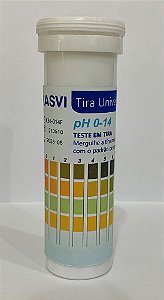 Fita de pH 0-14, Caixa com 150 unidades K36-014F (Kasvi)